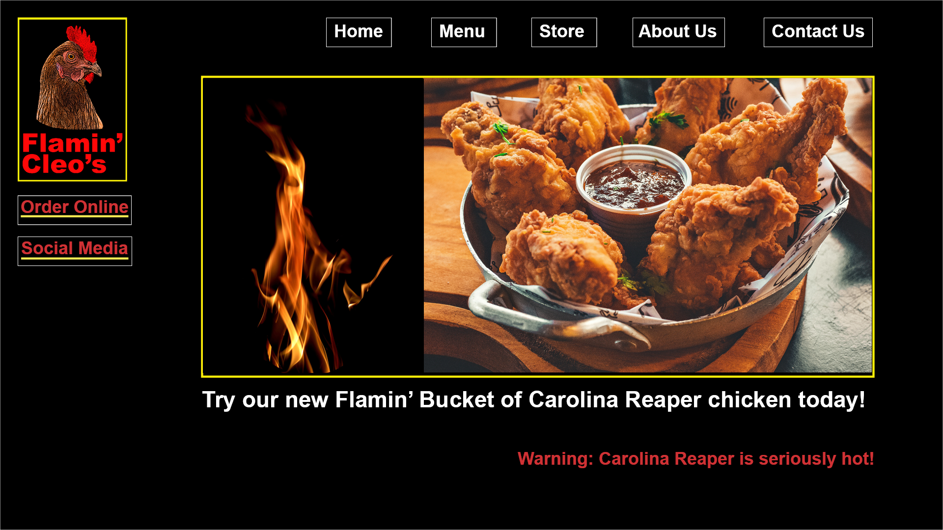 Flamin' Laptop Wireframe 1